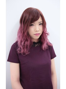 クリーン ヘアデザイン(CLLN hair Design) 【CLLN】ピンクブラウン×フラッシュピンク