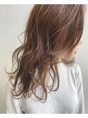 レイヤーカット×シアベージュ