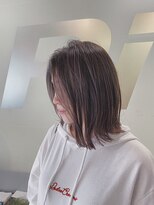 ピエドプールポッシュ(PiED DE POULE POCHE)&nbsp;透け感が◎なナチュラルミディー