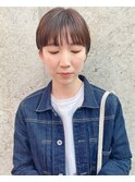 【なかじま ひびき】ワイドバング×ショートボブ