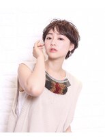 ヘアーズ リッシュ(hairs Riche) 毛先をラフに無造作パーマショート