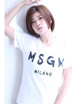 オーロ 西宮店(ORO)&nbsp;ストレート　さら艶　ショートカット