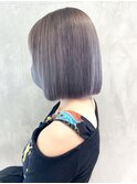 パープルグレージュ_チェリーブラウンフェミニンロング_ba378912