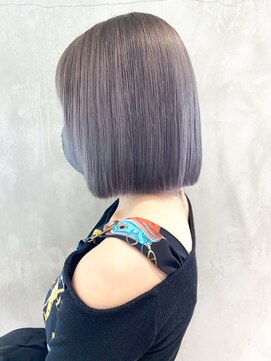 アルバム 渋谷パルコ(ALBUM) パープルグレージュ_チェリーブラウンフェミニンロング_ba378912