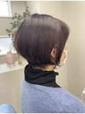 丸みショートボブ