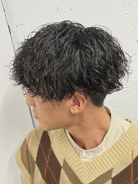 ローウェ バイ フィフス 立川メンズサロン(Louwe by fifth) ツイストスパイラルパーママッシュメンズパーマ波巻きパーマ