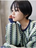 シースルーショート/ハンサムショート/マッシュショート
