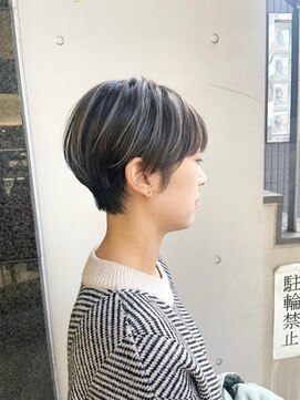 フェイス 石川町 (FACE) ナチュラルくびれ丸みハンサムショート/HONOKA