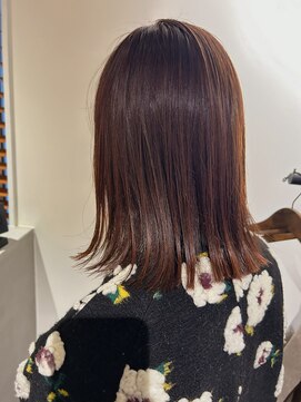 ヘアデザイン エソラ(hair design esora) オレンジブラウン