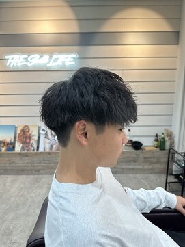 スウェル 船橋店(Swell) ウルフ/アッシュブラック/カルマパーマ/ベリーショート/船橋2