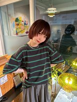 ファンファンバイルー 岐阜(fan fun by Rooo)&nbsp;暖色カラーとミニボブ