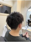 メンズ　短髪　スタイル