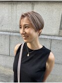 ハイトーンショート ハンサムショート ベージュ有楽町銀座