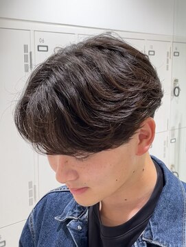 テクト バイアッシュ 吉祥寺店(Tect by Ash) ニュアンスパーマセンターパート刈り上げマッシュメンズ