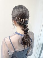 ゼスト 中野店(ZEST)&nbsp;【ZEST中野/KOTOMI】ふわふわ編み下ろし/お呼ばれヘア