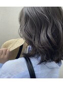 ブリーチなしwカラー グレージュ