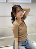 ★岡田有加★似合わせ★銀座★結んで可愛い顔まわり