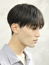ミッドシー(mid-c) シースルーマッシュ［メンズカット/ツーブロック/眉カット］