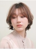 ナチュラルな動き◎レイヤーボブ