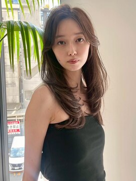 ユーフォリア 青山(Euphoria) イメチェン 2wayバング 韓国ヘア ロングレイヤー 小顔 前髪