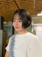 クラフト バイトウキョウ(KRAFT. by TOKYO) マイクロボブ/シースルーバング/ナチュラルブラウン