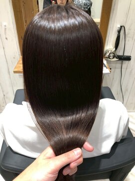 エミュー 大船店(emue) 大船駅ワンカラーブリーチなしダブルカラーオリーブブラウン30代