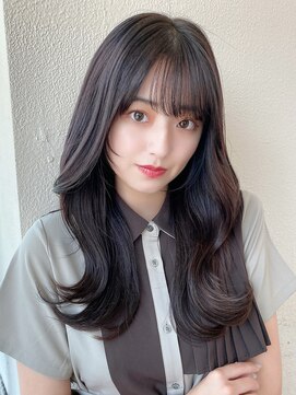 アフロート エル 錦糸町(AFLOAT L) 暗髪×髪質改善で憧れのツヤ髪に♪ワンカールセミロング