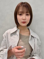 アッシュ 茗荷谷店(Ash)&nbsp;柔らかい艶が映えるナチュラルショートボブ