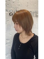 アルバサンス(albasanz) 柔らか質感のレイヤーショート