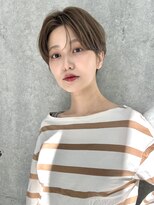 ロンド 銀座(Lond)&nbsp;☆【春日】オリーブグレー/ショート/顔周りレイヤー/髪質改善45