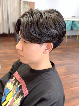 リ メイロ(Re.Meiro) フェザーパーマ【メンズ/パーマ/眉毛/沖縄市/美里】