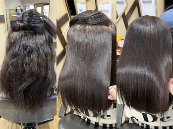 エフスタイル(F-style)の写真/待ち時間ゼロ◎マンツーマン髪質改善でどこよりも丁寧に施術します【今福鶴見駅3分/髪質改善・縮毛矯正】