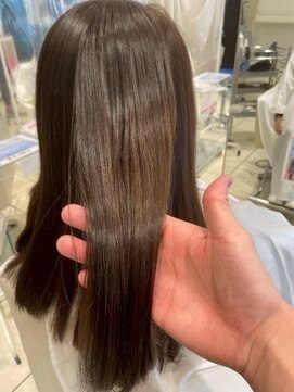 モードケイズエミュー(MODE K's eau) 髪質改善カラー×ioLuトリートメント【摂津本山/髪質改善】