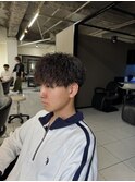 ツイストスパイラルパーマ　縦落ちパーマ　海老名パーマ　メンズ