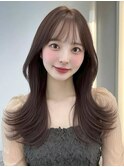 ミディアムレイヤーカットハッシュカットウルフボブウルフカット