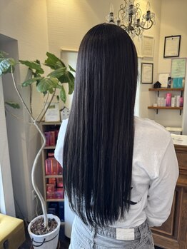 メレットバイホーム(Meret by Home)の写真/クセが広がりやすい方にオススメ！ダメージレスで自然に丸みの帯びたストレートへ。