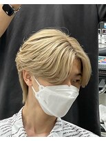 メンズヘアセンス 渋谷(MEN'S HAIR SENSE)&nbsp;ニュアンスパーマ/センターパート/メンズ/眉毛/フェザーパーマ