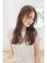 バグズ ヘアデザイン 桔梗が丘店(Baguz HAIR DESIGN)&nbsp;韓国風レイヤーシースルーバング艶髪モカブラウン