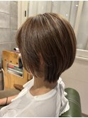 白髪ぼかしハイライト