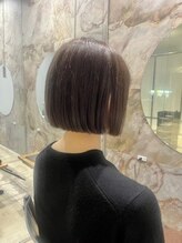 リンドヘアー アンド アイラッシュ(LINDO) 切りっぱなしボブ