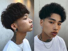 心斎橋 カイ(X)の雰囲気（メンズ/メンズサロン/men's /パーマ/スパイキーショート/カット）