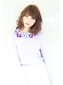 大人かわいいドレープボブ