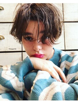 ベル 銀座並木通り店(Belle) 前髪長めのマニッシュショート　《Belle銀座》