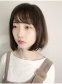 【Devellope.】シンプルボブ　イルミナカラー　ヌード
