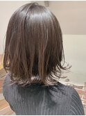 大人かわいい外はねアレンジボブ