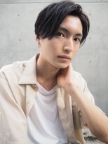 ヘアープレイス ヴィブ(hair place VIVE)&nbsp;コンマバング　センターパート　七三オールバック