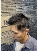 アップバングビジネススタイル