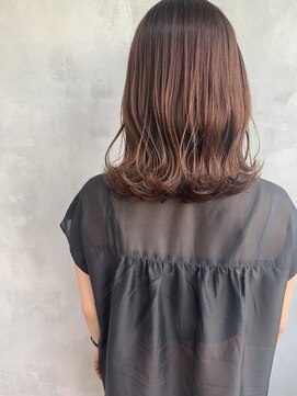 キチ(kichi.) [kichi.] セミロング×オレンジブラウン