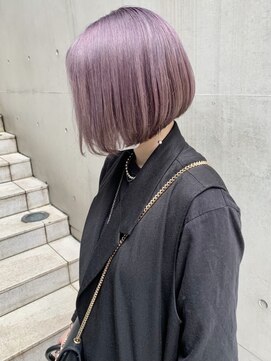 ディア(.eer) 【MA$A】アッシュパープル#ラベージュ#ダブルカラー#艶カラー