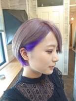 ヘアメイク フォックス 錦店(hair make FOX) インナーカラー/パープル/Fox 錦